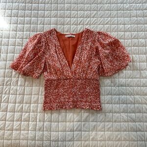 Abercrombie Flutter Sleeve Blouse